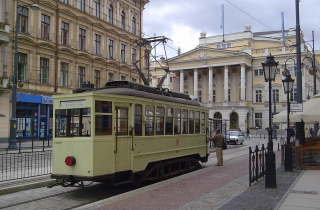 Tramwaj na Placu Teatralnym
